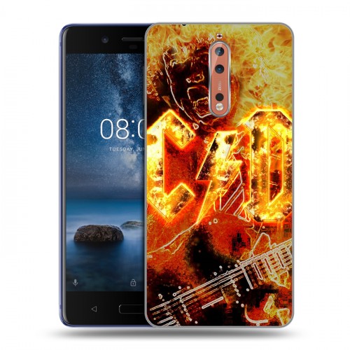 Дизайнерский пластиковый чехол для Nokia 8