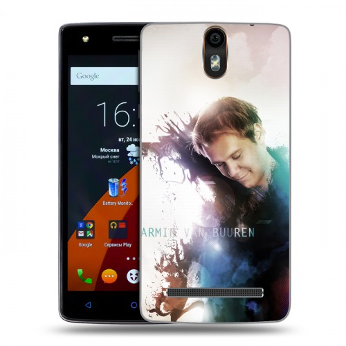 Дизайнерский силиконовый чехол для Wileyfox Storm