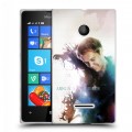 Дизайнерский пластиковый чехол для Microsoft Lumia 435