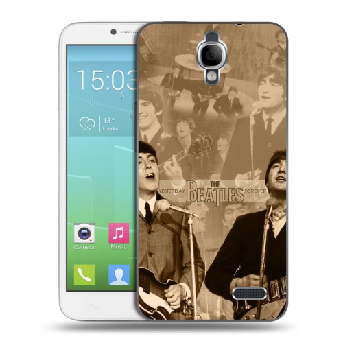 Дизайнерский силиконовый чехол для Alcatel One Touch Idol