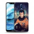 Дизайнерский силиконовый чехол для Nokia 5.1 Plus