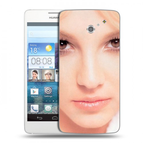 Дизайнерский пластиковый чехол для Huawei Ascend D2