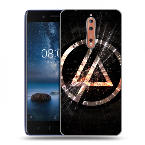 Дизайнерский пластиковый чехол для Nokia 8