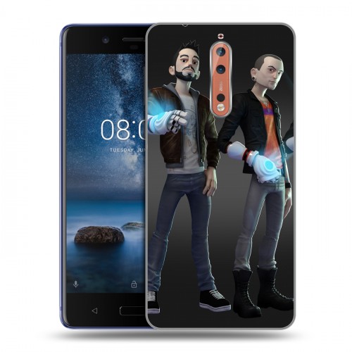 Дизайнерский пластиковый чехол для Nokia 8