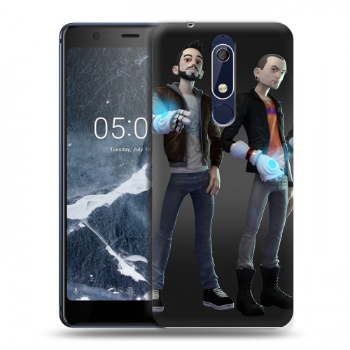 Дизайнерский пластиковый чехол для Nokia 5.1