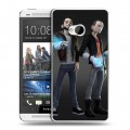 Дизайнерский пластиковый чехол для HTC One (M7) Dual SIM