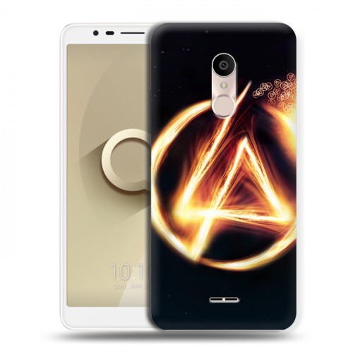 Дизайнерский силиконовый чехол для Alcatel 3C