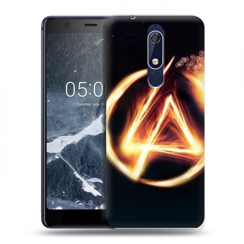 Дизайнерский пластиковый чехол для Nokia 5.1