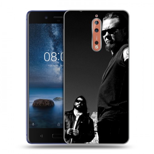 Дизайнерский пластиковый чехол для Nokia 8