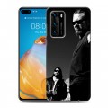 Дизайнерский силиконовый с усиленными углами чехол для Huawei P40