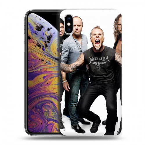 Дизайнерский силиконовый чехол для Iphone Xs Max