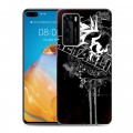 Дизайнерский силиконовый с усиленными углами чехол для Huawei P40