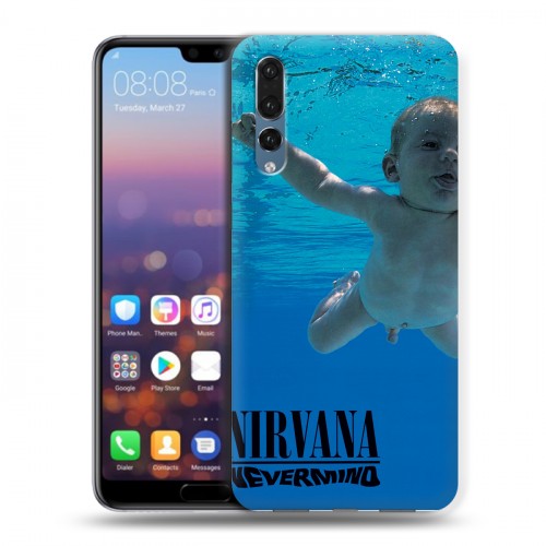 Дизайнерский силиконовый с усиленными углами чехол для Huawei P20 Pro