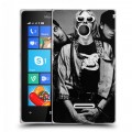 Дизайнерский пластиковый чехол для Microsoft Lumia 435