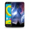 Дизайнерский пластиковый чехол для Alcatel U5