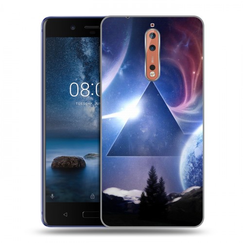 Дизайнерский пластиковый чехол для Nokia 8