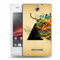 Дизайнерский пластиковый чехол для Sony Xperia E