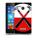 Дизайнерский пластиковый чехол для Microsoft Lumia 435