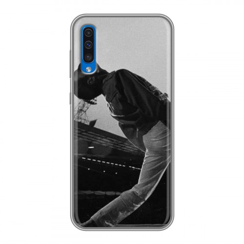 Дизайнерский силиконовый с усиленными углами чехол для Samsung Galaxy A50