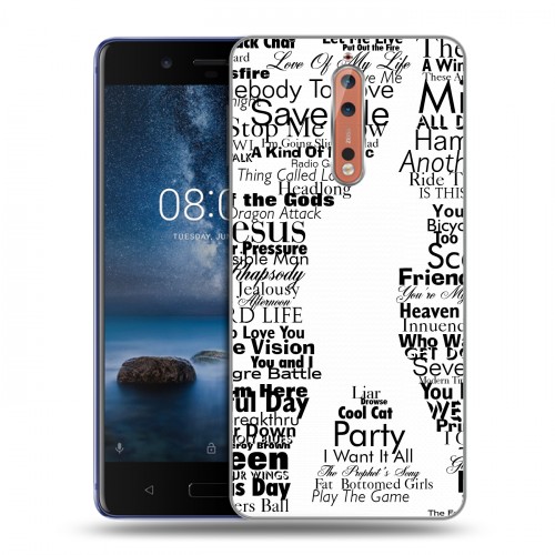 Дизайнерский пластиковый чехол для Nokia 8