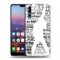 Дизайнерский силиконовый с усиленными углами чехол для Huawei P20 Pro