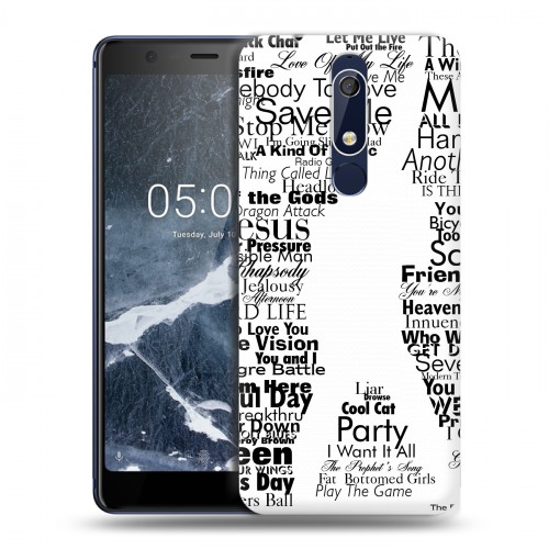 Дизайнерский пластиковый чехол для Nokia 5.1