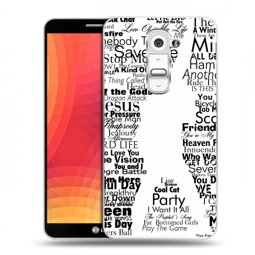 Дизайнерский силиконовый чехол для LG Optimus G2