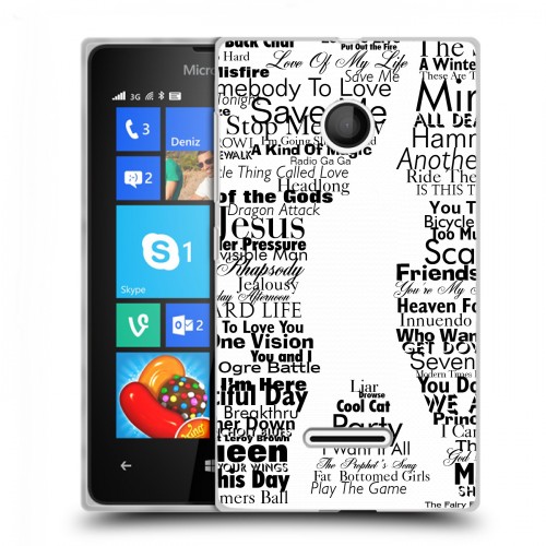 Дизайнерский пластиковый чехол для Microsoft Lumia 435