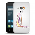 Дизайнерский пластиковый чехол для Alcatel One Touch Pixi 4 (4)