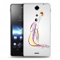 Дизайнерский пластиковый чехол для Sony Xperia TX