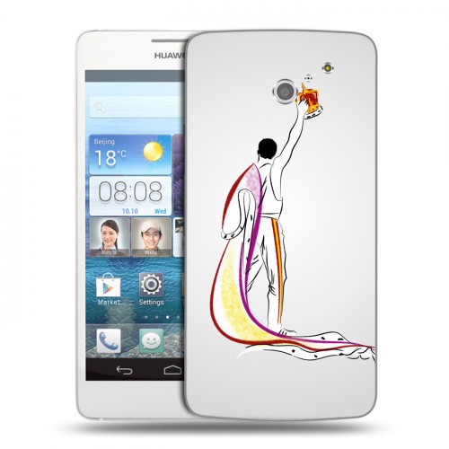 Дизайнерский пластиковый чехол для Huawei Ascend D2