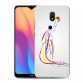 Дизайнерский силиконовый с усиленными углами чехол для Xiaomi RedMi 8A