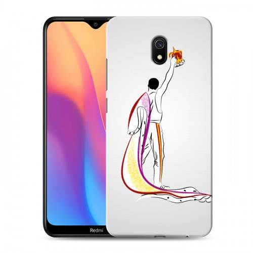 Дизайнерский силиконовый с усиленными углами чехол для Xiaomi RedMi 8A