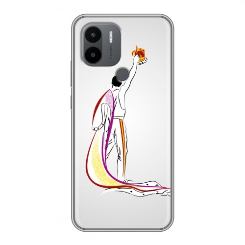 Дизайнерский силиконовый с усиленными углами чехол для Xiaomi Redmi A1 Plus