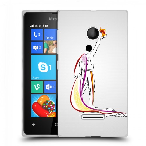 Дизайнерский пластиковый чехол для Microsoft Lumia 435