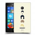 Дизайнерский пластиковый чехол для Microsoft Lumia 435