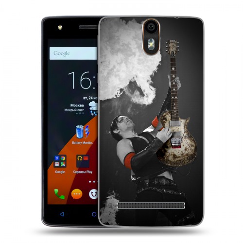 Дизайнерский силиконовый чехол для Wileyfox Storm