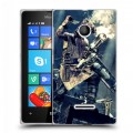 Дизайнерский пластиковый чехол для Microsoft Lumia 435