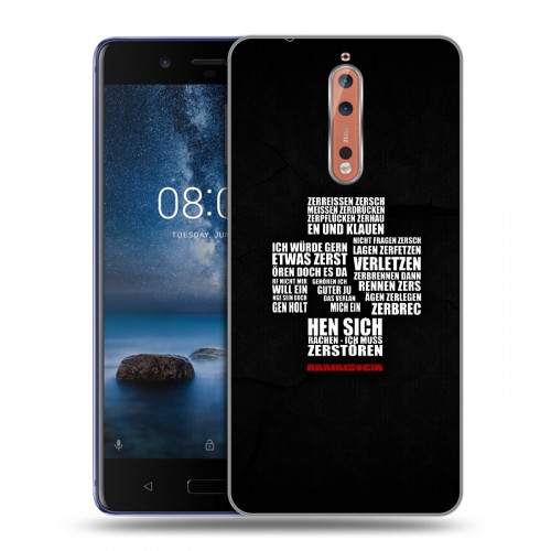 Дизайнерский пластиковый чехол для Nokia 8