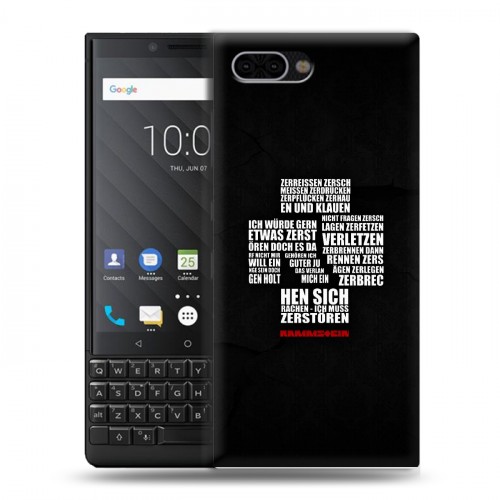 Дизайнерский пластиковый чехол для BlackBerry KEY2