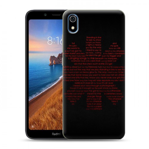 Дизайнерский силиконовый чехол для Xiaomi RedMi 7A