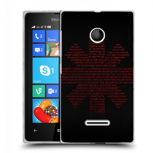 Дизайнерский пластиковый чехол для Microsoft Lumia 435