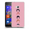 Дизайнерский пластиковый чехол для Microsoft Lumia 540