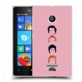 Дизайнерский пластиковый чехол для Microsoft Lumia 435