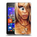 Дизайнерский пластиковый чехол для Microsoft Lumia 540