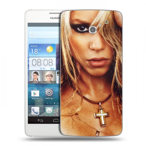 Дизайнерский пластиковый чехол для Huawei Ascend D2