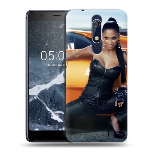 Дизайнерский пластиковый чехол для Nokia 5.1