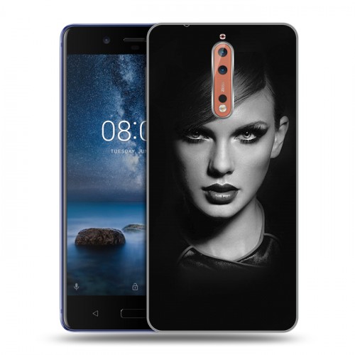 Дизайнерский пластиковый чехол для Nokia 8