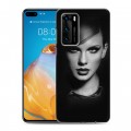 Дизайнерский силиконовый с усиленными углами чехол для Huawei P40