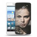 Дизайнерский пластиковый чехол для Huawei Ascend D2